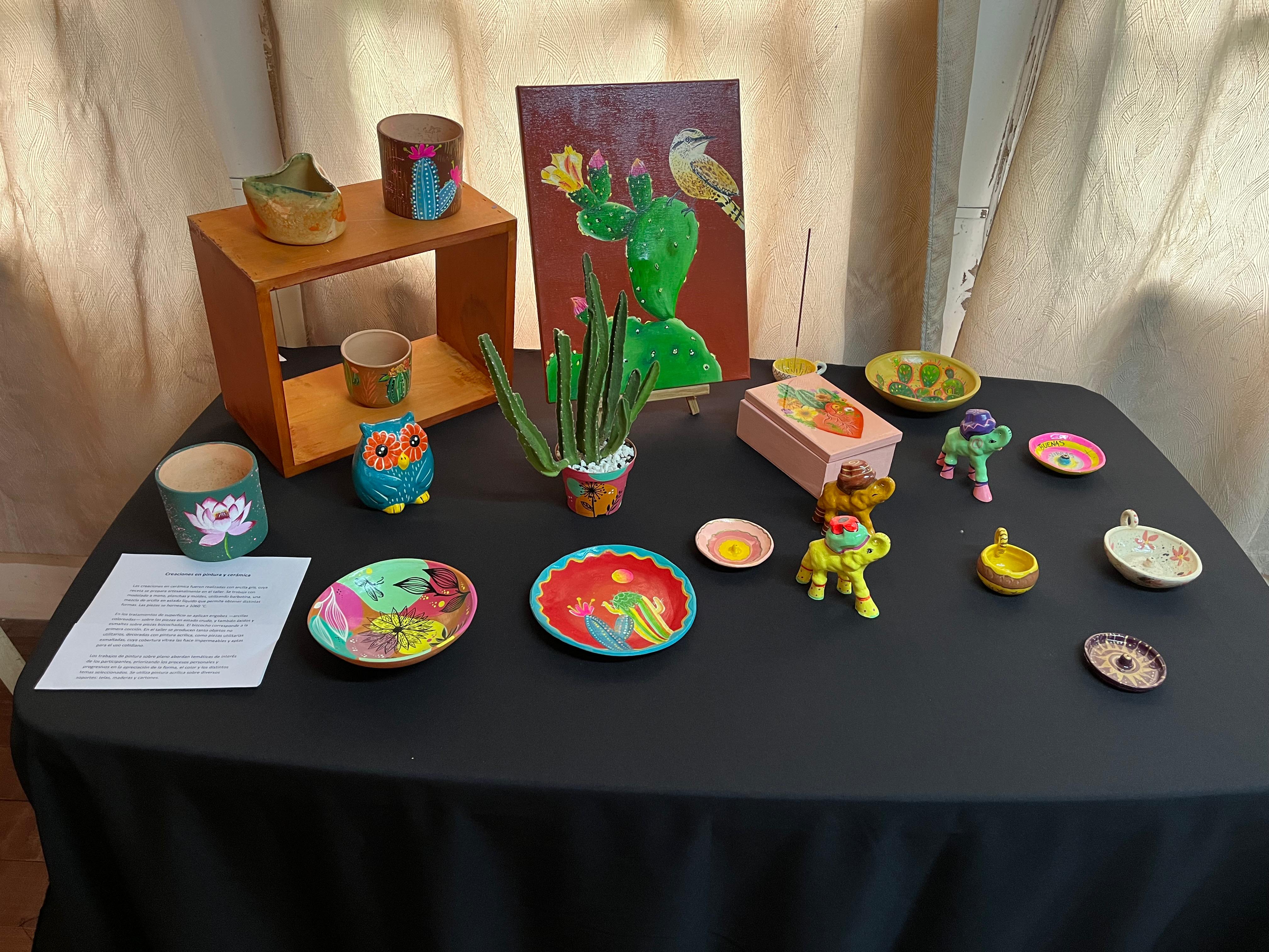 EXPOSICIÓN DEL TALLER DE EXPRESIÓN PLÁSTICA DE LOS CENTROS ITUZAINGÓ 1 Y 2 DEL INISA.