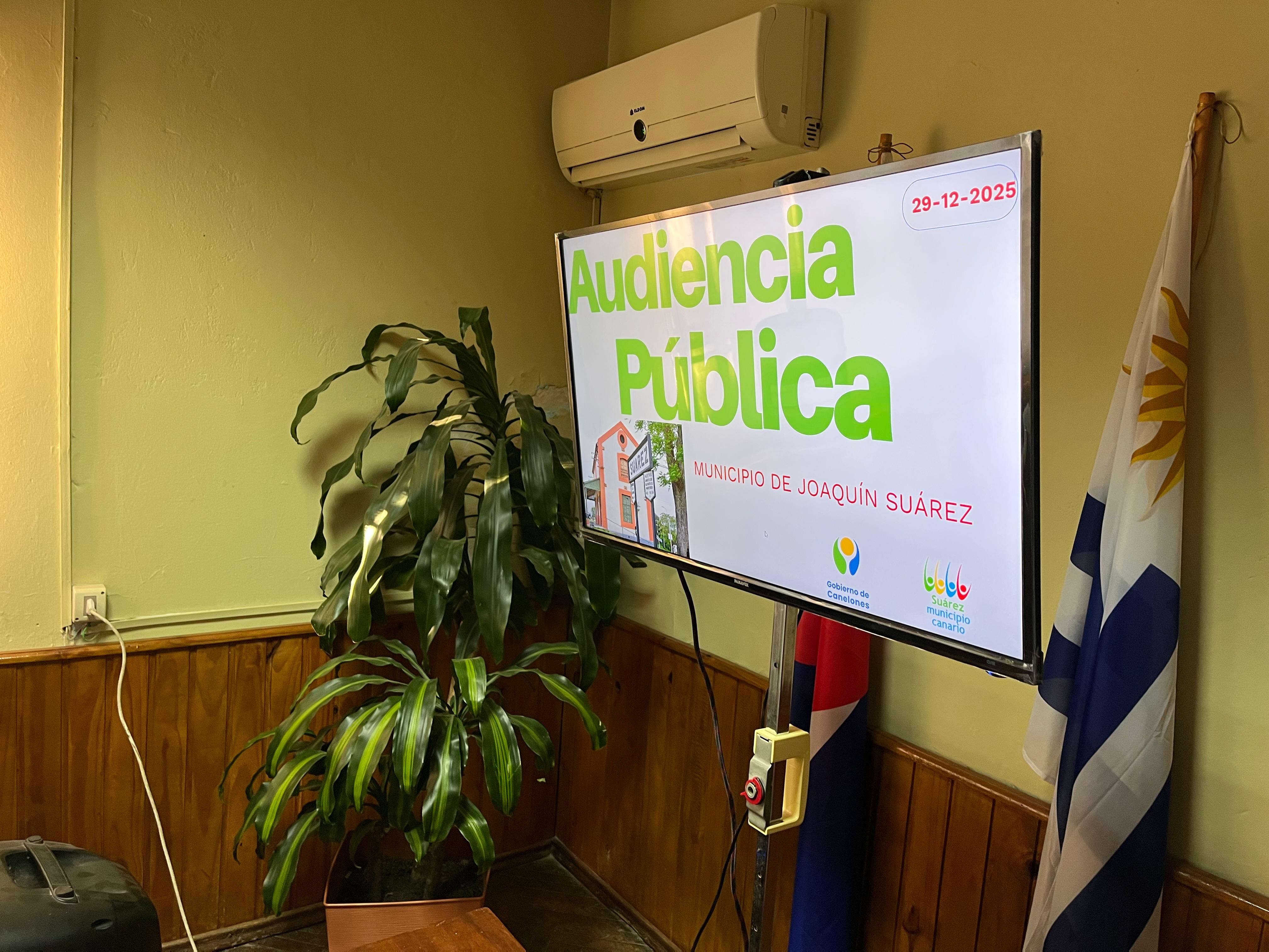 Audiencia Pública de Rendición de Cuentas – Gestión 2025.