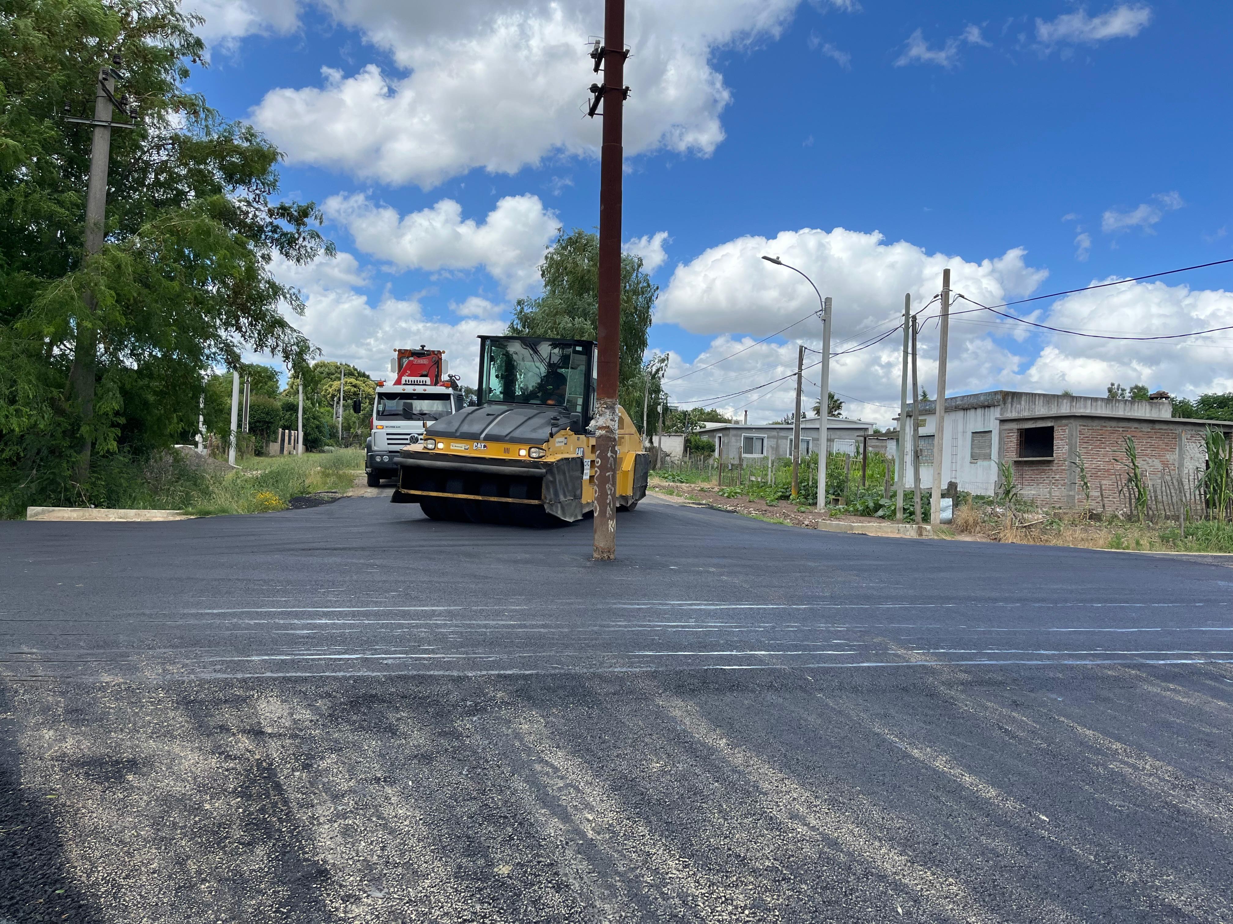 Obra de consolidación barrial.