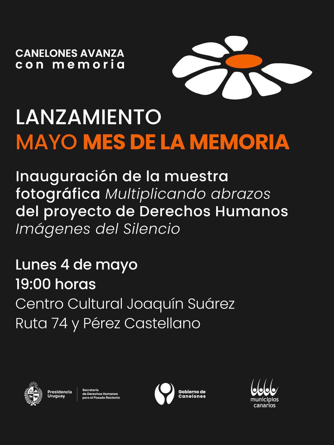 LANZAMIENTO DEL MES DE LA MEMORIA Y APERTURA DE LA MUESTRA FOTOGRÁFICA 