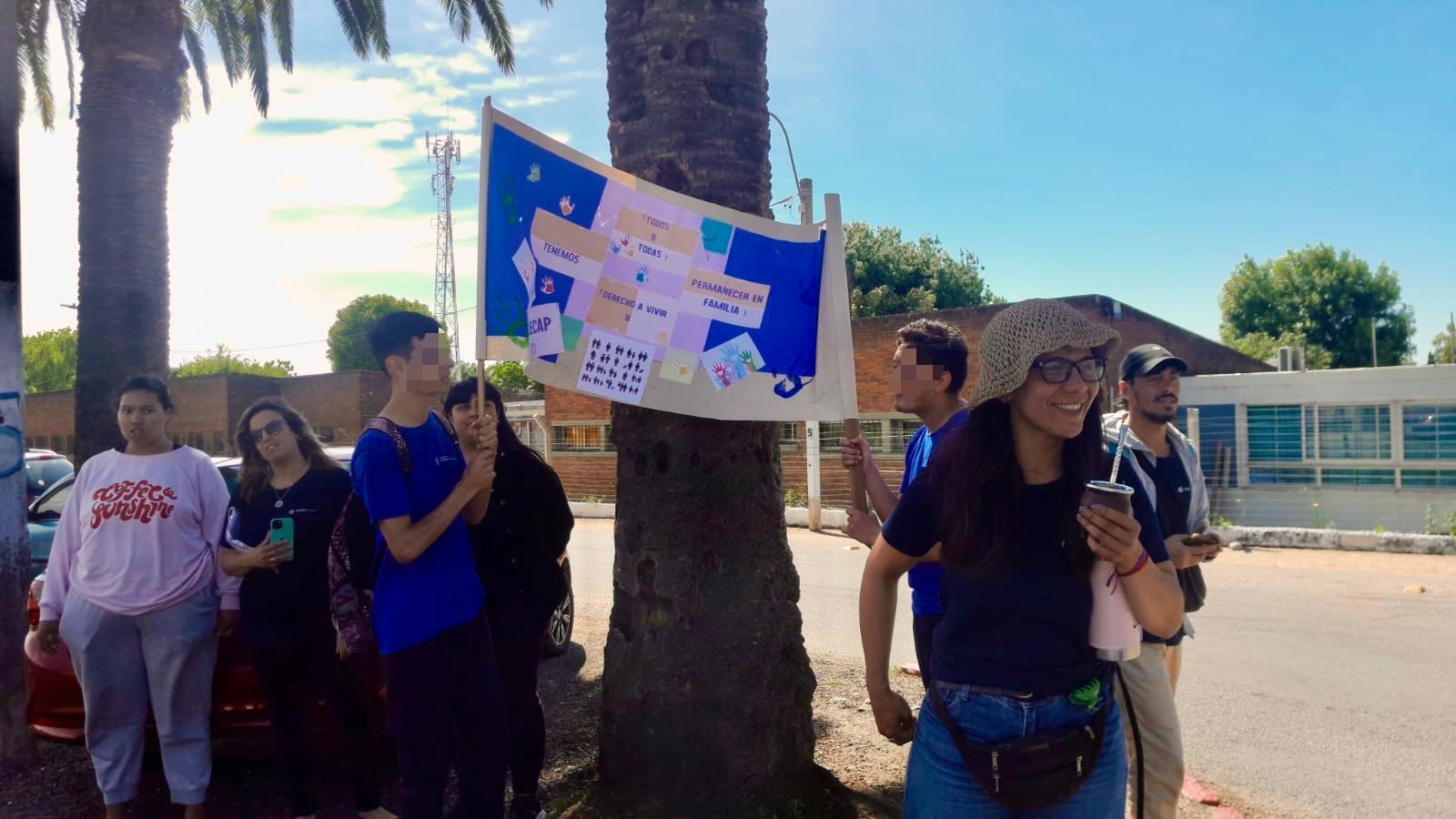 MARCHA POR LOS DERECHOS DE NIÑAS, NIÑOS Y ADOLESCENTES EN JOAQUÍN SUÁREZ.