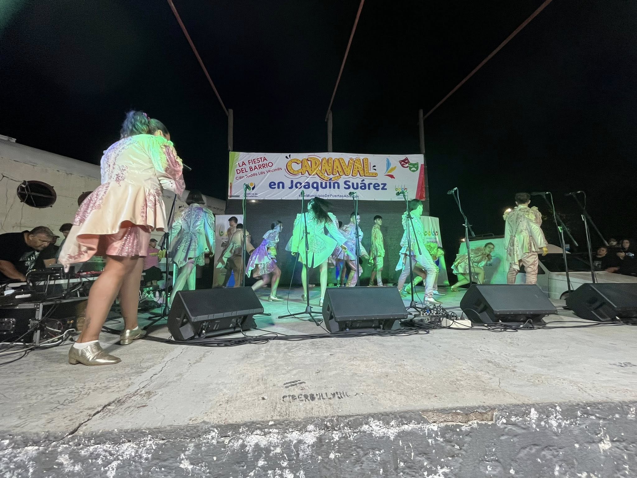 TABLADO DE CARNAVAL EN EL MUNICIPIO DE JOAQUÍN SUÁREZ.