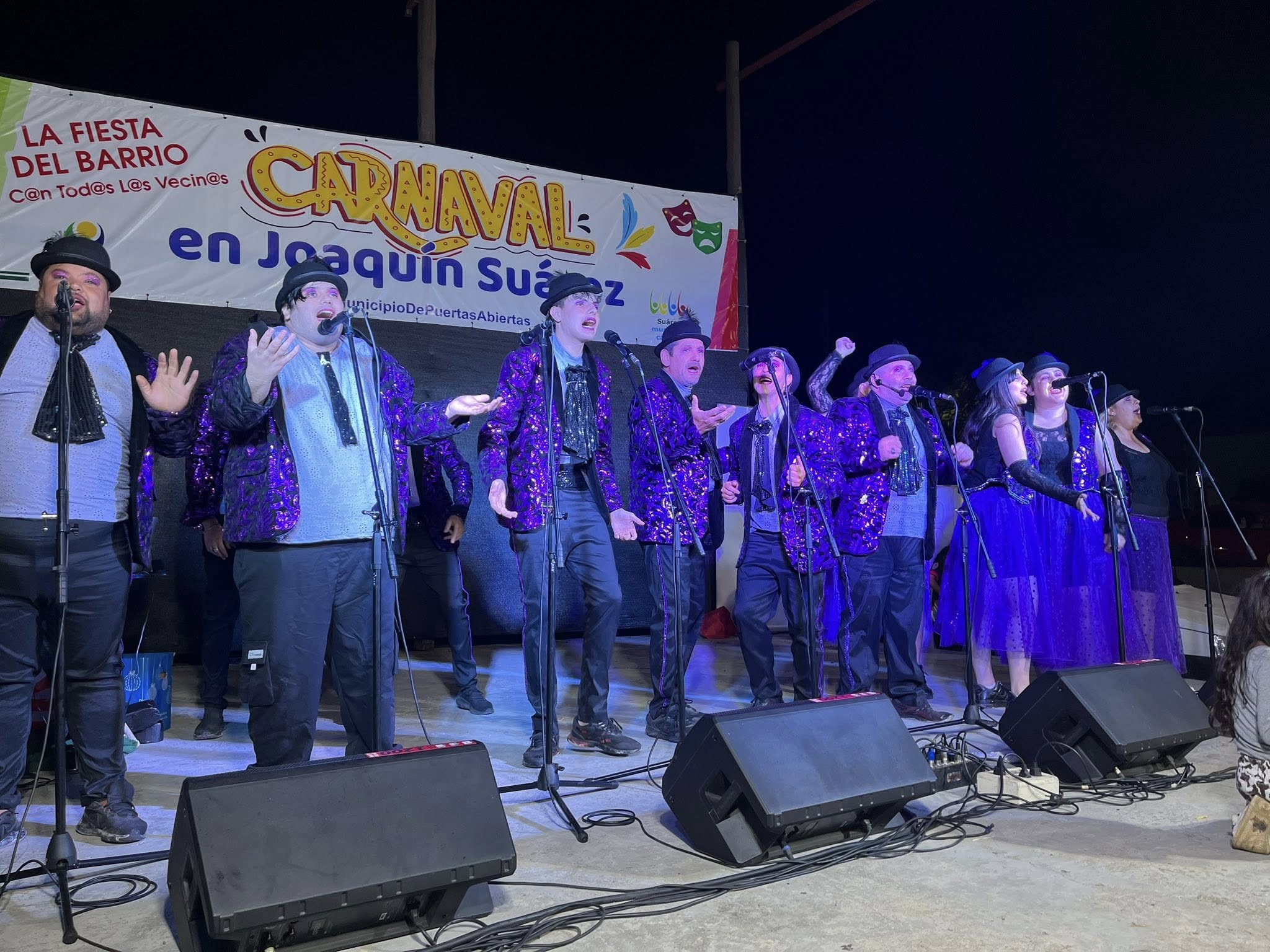 TABLADO DE CARNAVAL EN EL MUNICIPIO DE JOAQUÍN SUÁREZ.
