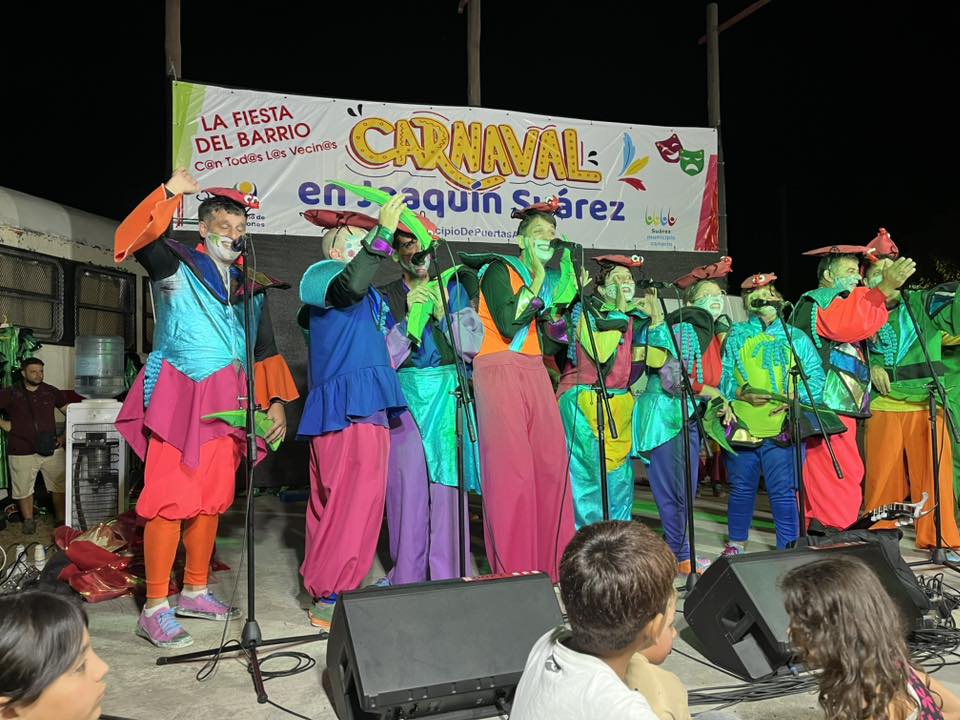 TABLADO DE CARNAVAL EN EL MUNICIPIO DE JOAQUÍN SUÁREZ.