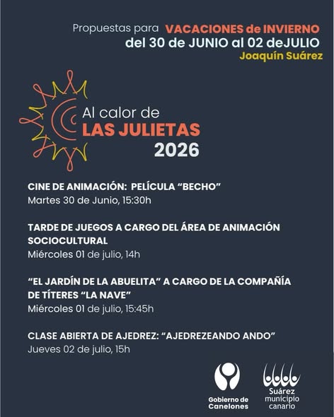 VACACIONES DE INVIERNO EN EL CENTRO CULTURAL SUÁREZ