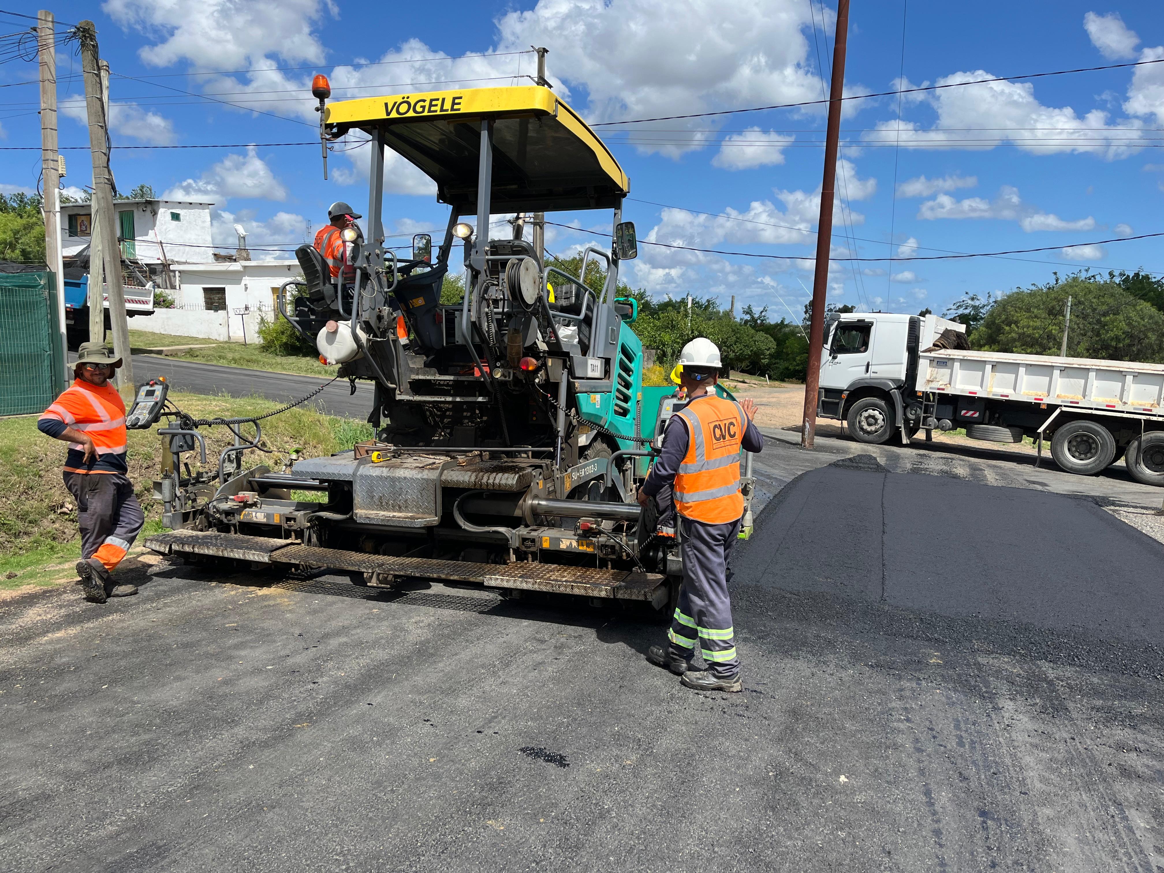 Obra de consolidación barrial.