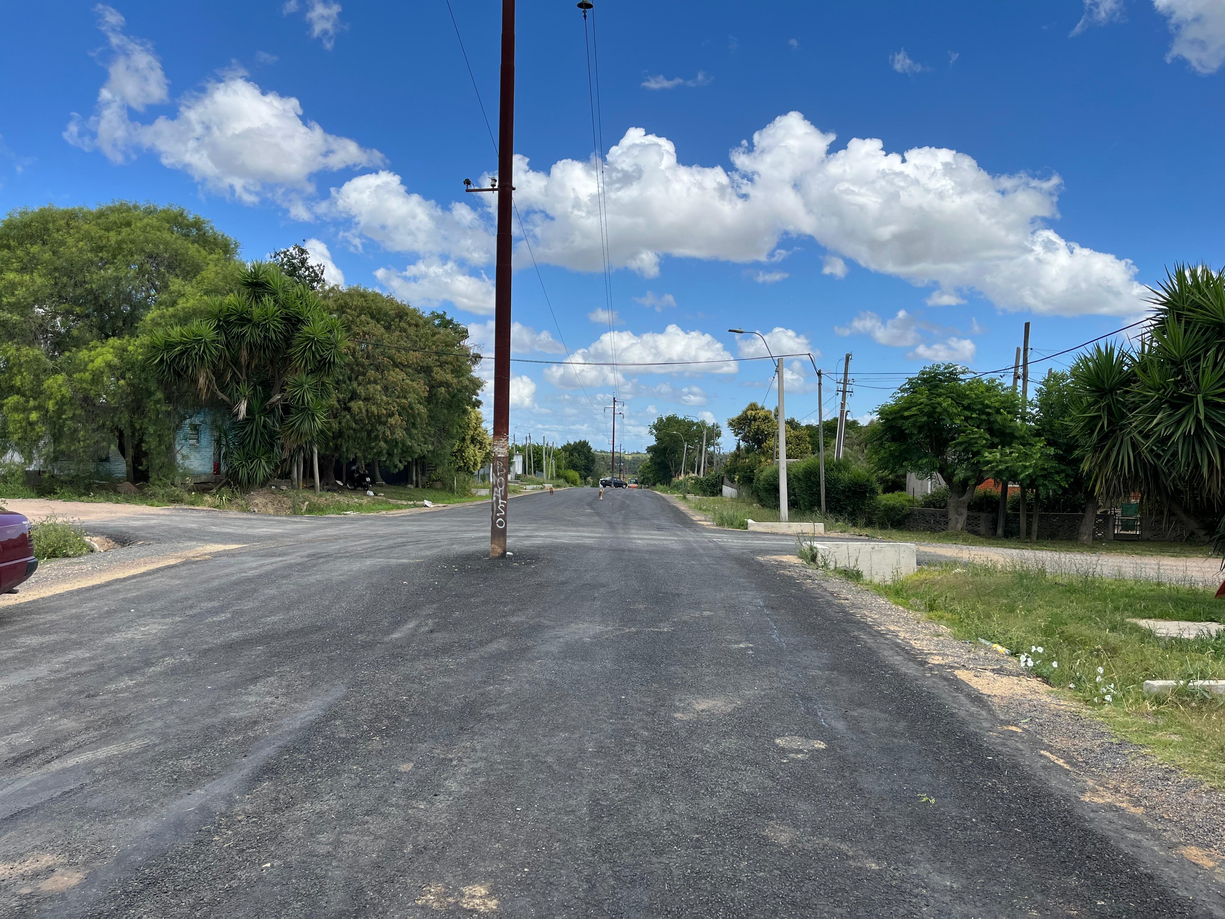 Obra de consolidación barrial.