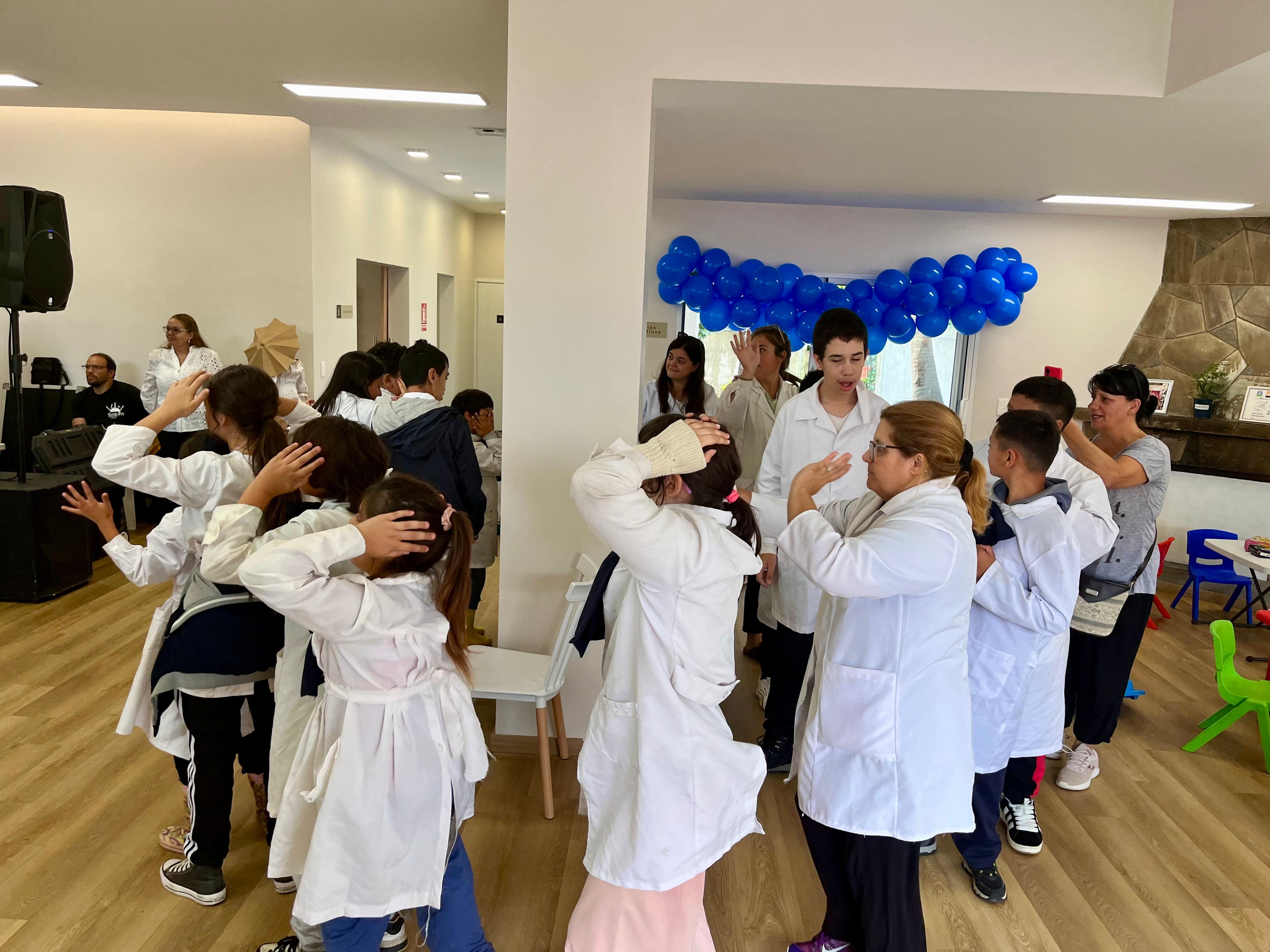 Actividades en el Centro Cultural de Suárez, en el marco del mes de concientización sobre el autismo.