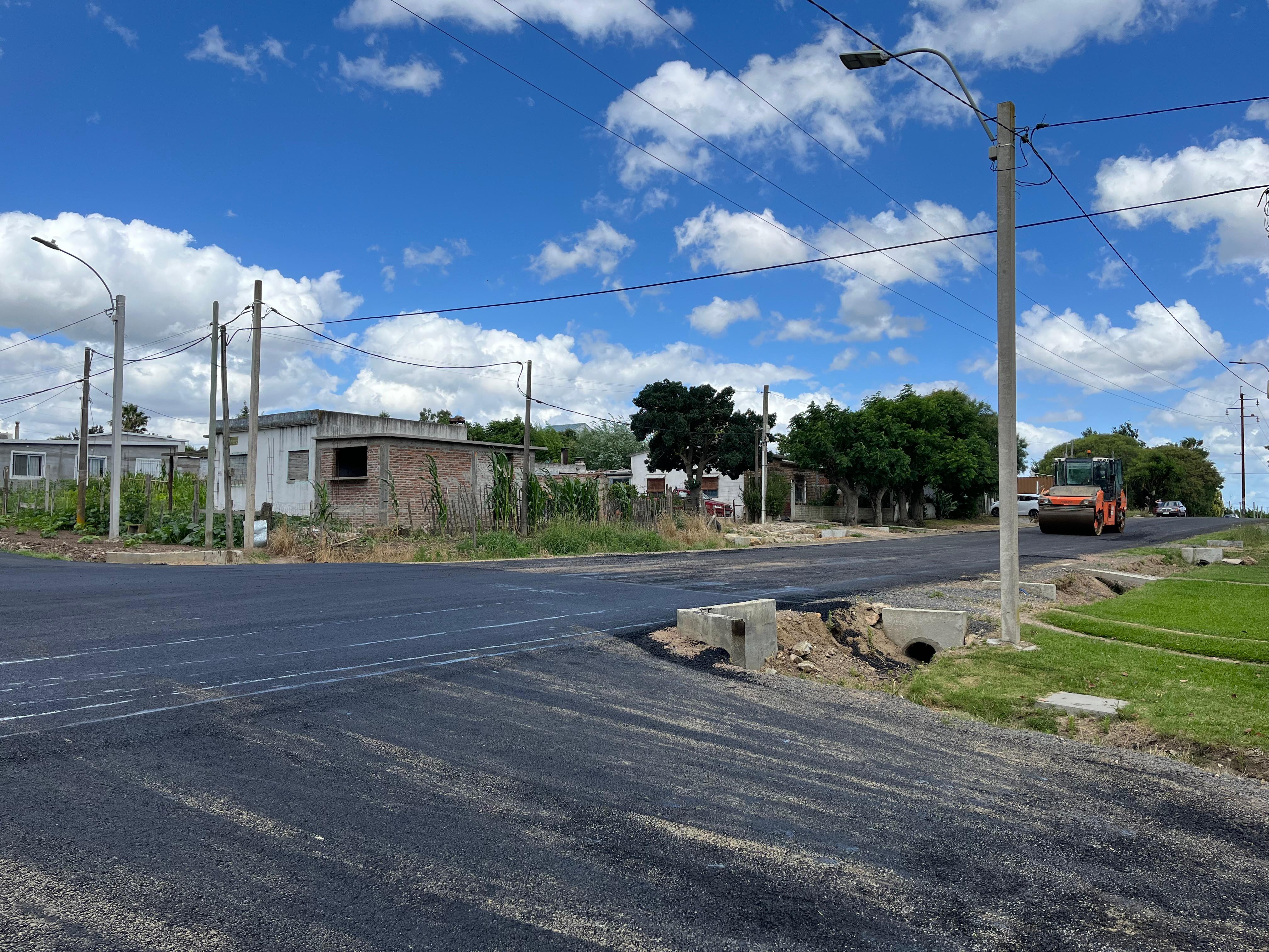 Obra de consolidación barrial.