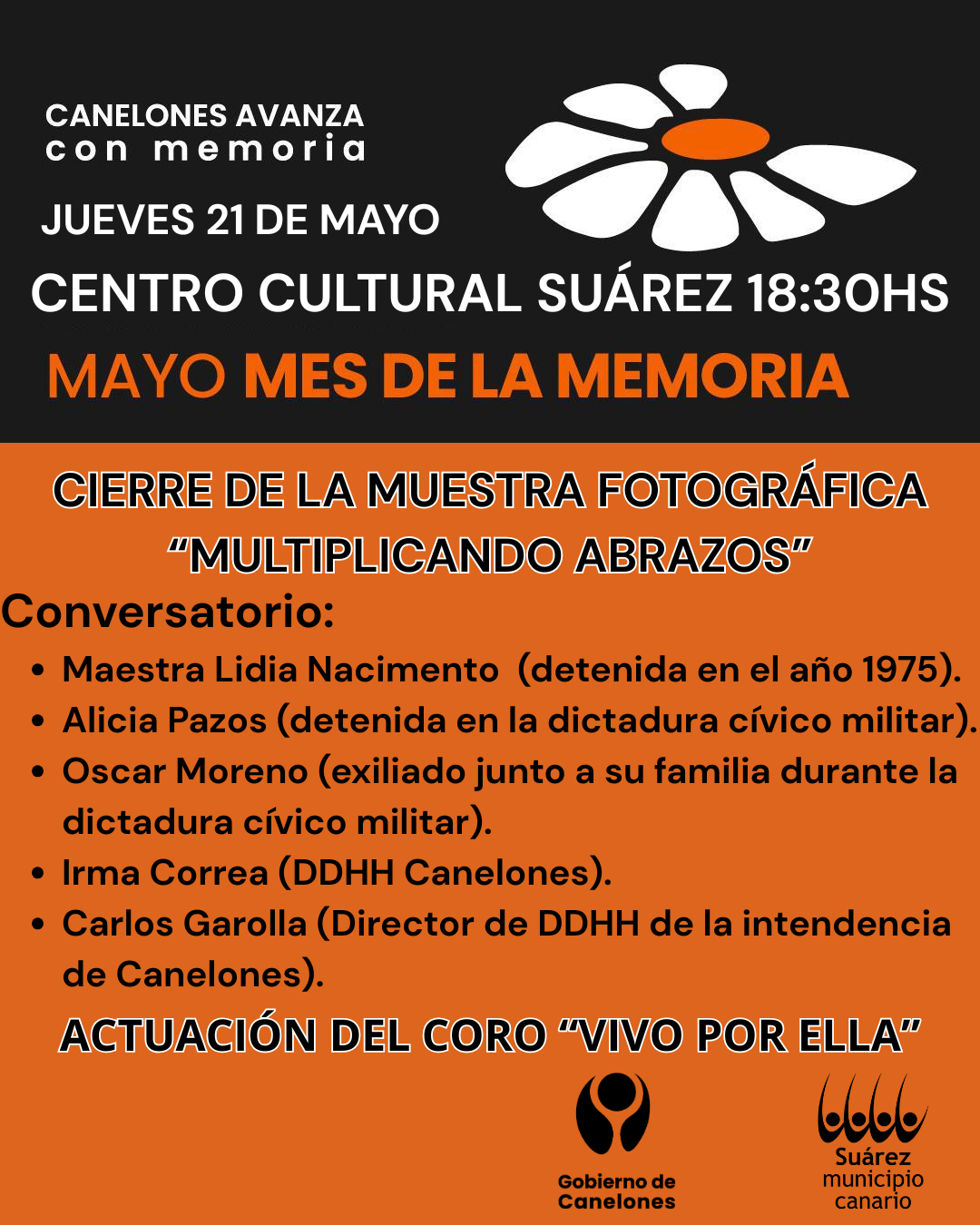 CONVERSATORIO Y CIERRE DE LA MUESTRA 
