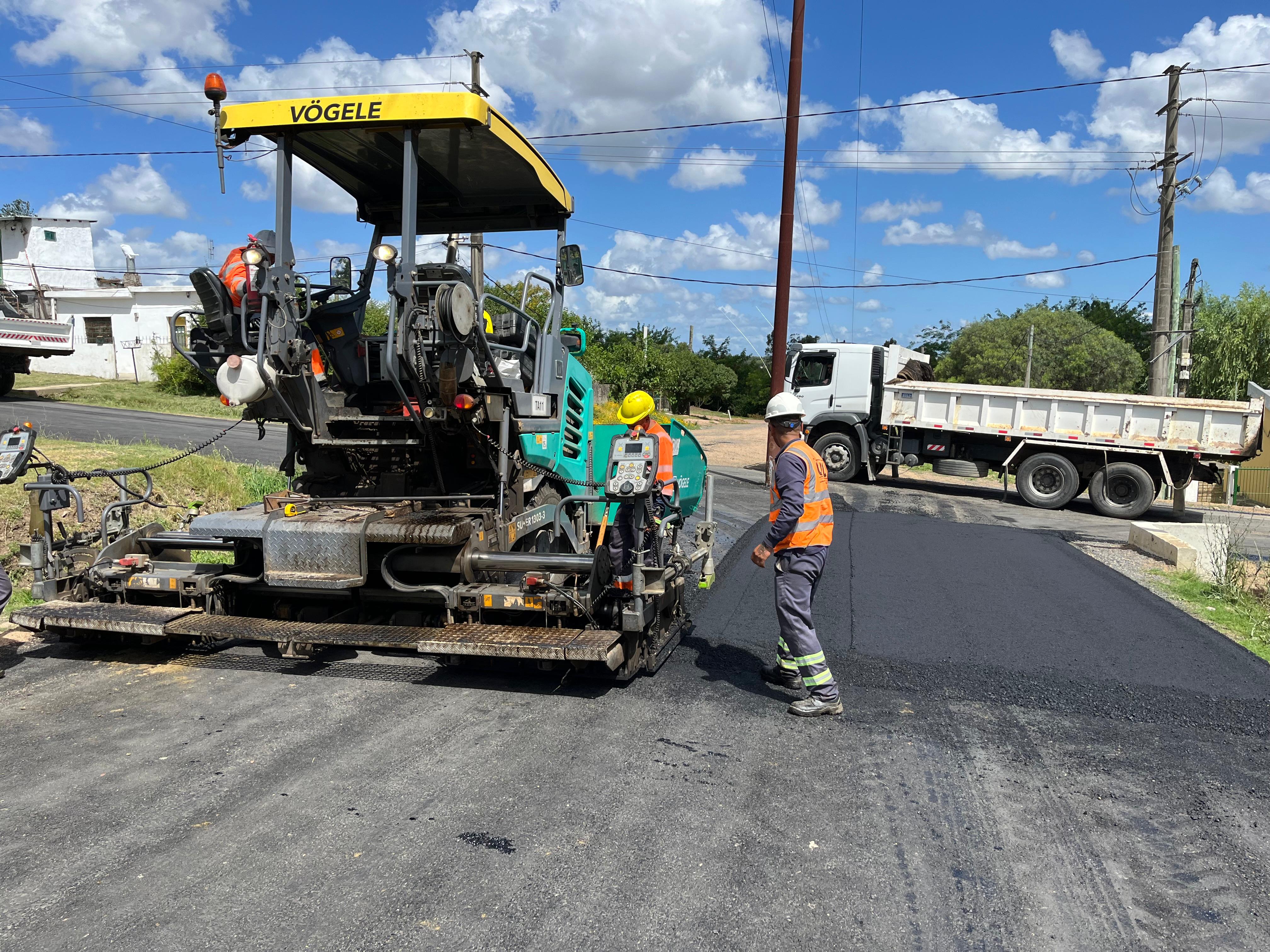 Obra de consolidación barrial.
