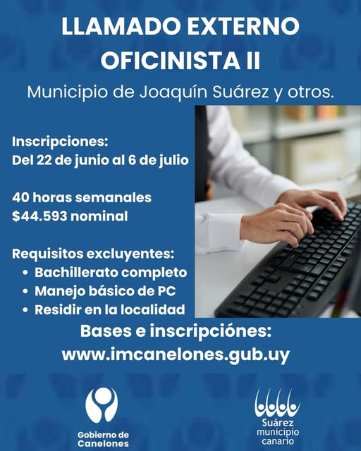 LLAMADO EXTERNO - OFICINISTA 2