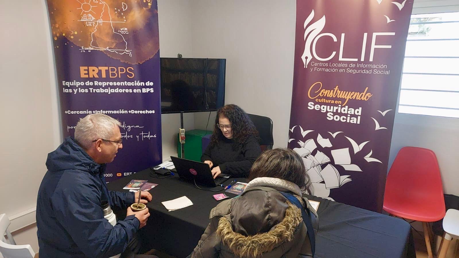 CLIF DE SEGURIDAD SOCIAL EN SUÁREZ A CARGO DEL ERT-BPS (EQUIPO DE REPRESENTACIÓN DE LAS Y LOS TRABAJADORES EN EL BPS).